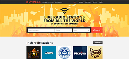 Interneto svetainė Live Radio