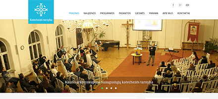 Interneto svetainė Katechezės tarnyba